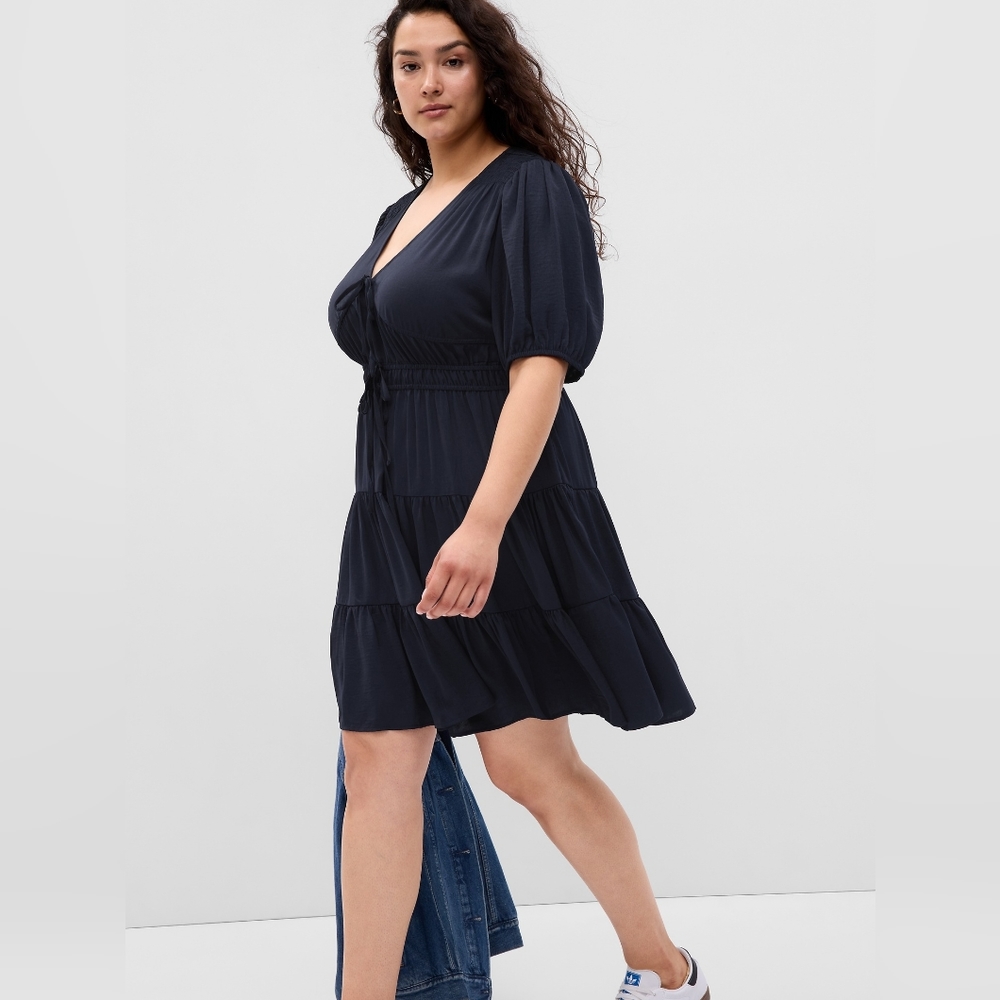Gap Navy Tiered Dress
